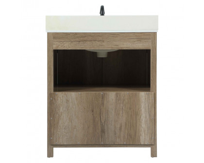 Elegant Bathroom Vanity - Natural Wood (VF90230NT-BS)