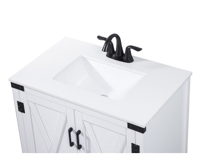 Elegant Bathroom Vanity - White (VF90230WH)