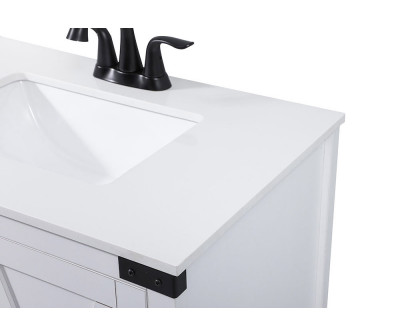 Elegant Bathroom Vanity - White (VF90230WH)