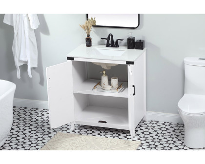 Elegant Bathroom Vanity - White (VF90230WH)