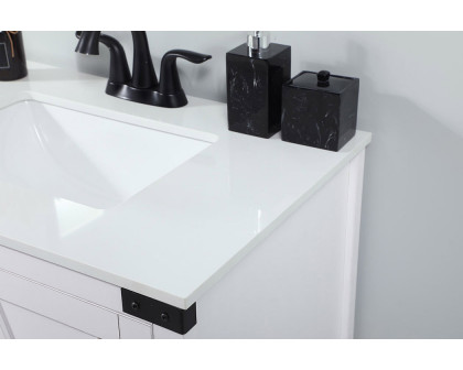 Elegant Bathroom Vanity - White (VF90230WH)