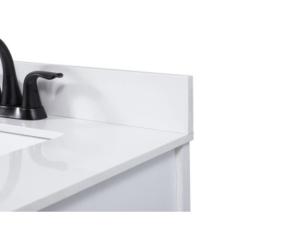 Elegant Bathroom Vanity - White (VF90230WH-BS)