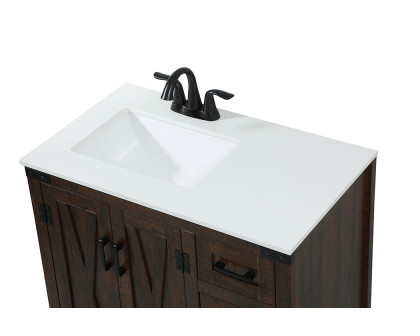 Elegant Bathroom Vanity - Espresso (VF90232EX)