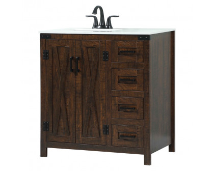 Elegant Bathroom Vanity - Espresso (VF90232EX)