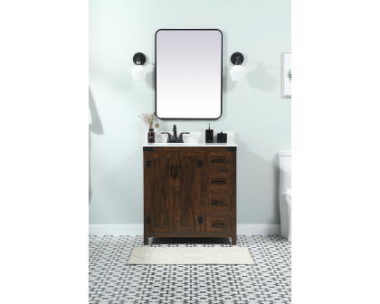 Elegant Bathroom Vanity - Espresso (VF90232EX-BS)