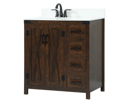 Elegant Bathroom Vanity - Espresso (VF90232EX-BS)