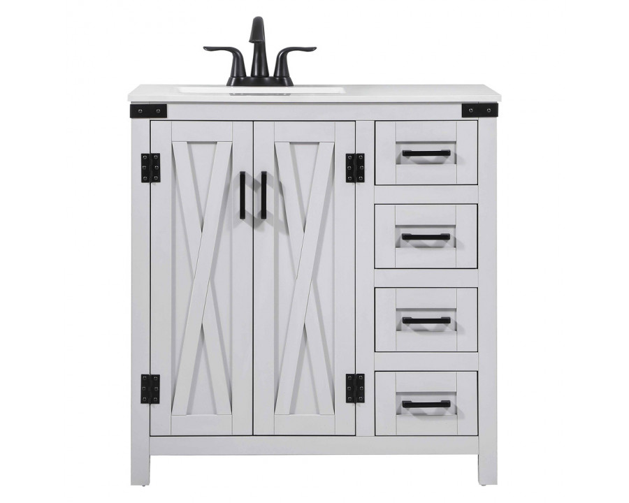 Elegant - Bathroom Vanity (PNT-VF90232)