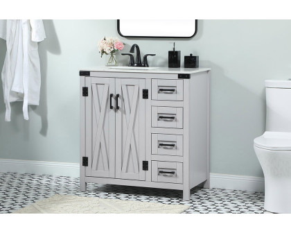 Elegant Bathroom Vanity - Gray (VF90232GR)