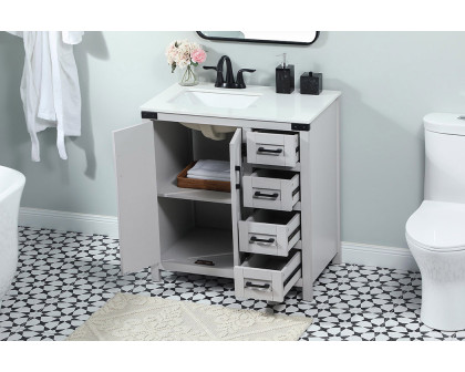 Elegant Bathroom Vanity - Gray (VF90232GR)