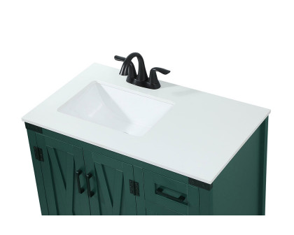 Elegant Bathroom Vanity - Green (VF90232MGN)