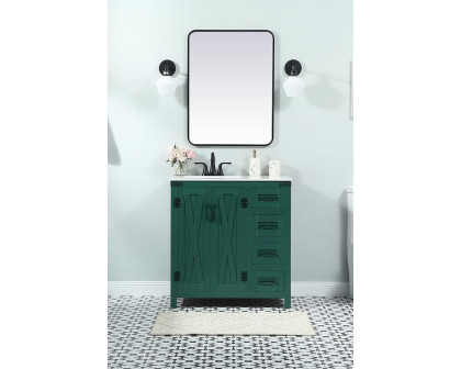 Elegant Bathroom Vanity - Green (VF90232MGN)