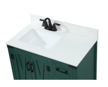 Elegant Bathroom Vanity - Green (VF90232MGN-BS)