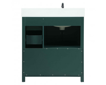 Elegant Bathroom Vanity - Green (VF90232MGN-BS)