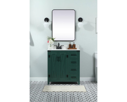 Elegant Bathroom Vanity - Green (VF90232MGN-BS)