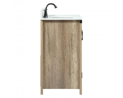 Elegant Bathroom Vanity - Natural Wood (VF90232NT-BS)