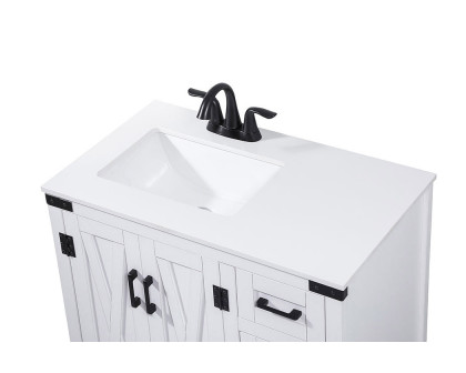 Elegant Bathroom Vanity - White (VF90232WH)