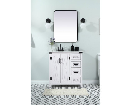 Elegant Bathroom Vanity - White (VF90232WH)