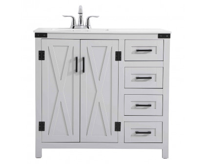 Elegant - Bathroom Vanity (PNT-VF90236)