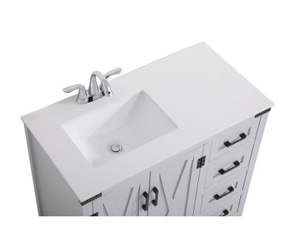 Elegant Bathroom Vanity - Gray (VF90236GR)