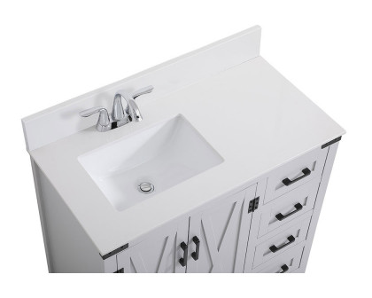 Elegant Bathroom Vanity - Gray (VF90236GR-BS)