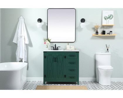 Elegant Bathroom Vanity - Green (VF90236MGN)