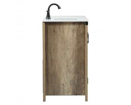 Elegant Bathroom Vanity - Natural Wood (VF90236NT)