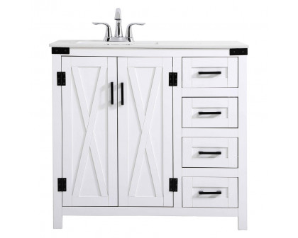 Elegant - Bathroom Vanity (PNT-VF90236)