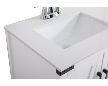 Elegant Bathroom Vanity - White (VF90236WH)