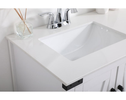 Elegant Bathroom Vanity - White (VF90236WH)