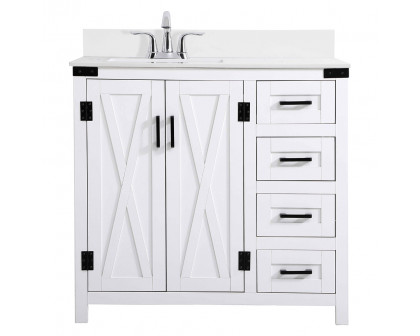 Elegant - Bathroom Vanity (PNT-VF90236)