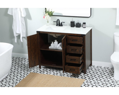 Elegant Bathroom Vanity - Espresso (VF90242EX)