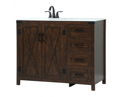 Elegant Bathroom Vanity - Espresso (VF90242EX)