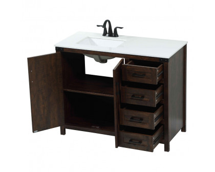 Elegant Bathroom Vanity - Espresso (VF90242EX)