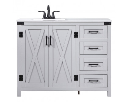 Elegant - Bathroom Vanity (PNT-VF90242)