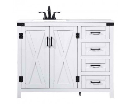 Elegant - Bathroom Vanity (PNT-VF90242)