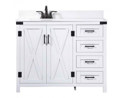 Elegant - Bathroom Vanity (PNT-VF90242)