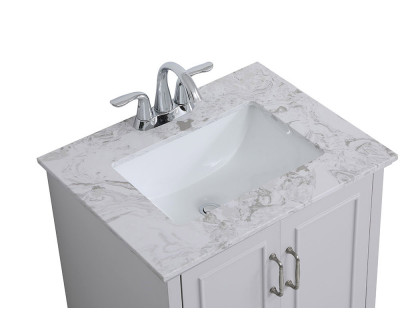 Elegant Bathroom Vanity - Gray, L 24" (VF90624GR)