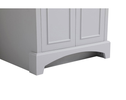 Elegant Bathroom Vanity - Gray, L 24" (VF90624GR)