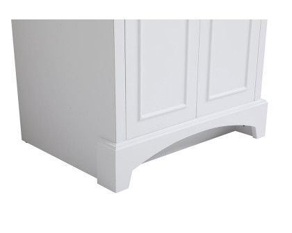 Elegant Bathroom Vanity - White, L 24" (VF90624WH)