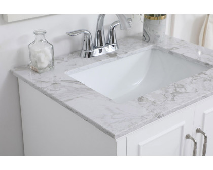 Elegant Bathroom Vanity - White, L 24" (VF90624WH)