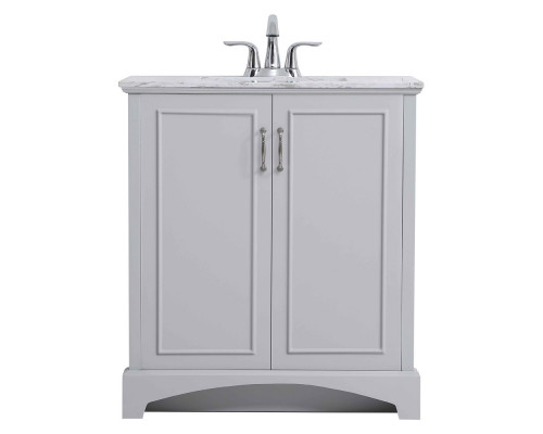 Elegant Bathroom Vanity - Gray, L 30" (VF90630GR)