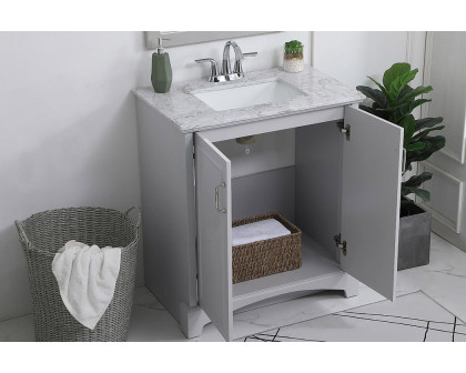 Elegant Bathroom Vanity - Gray, L 30" (VF90630GR)