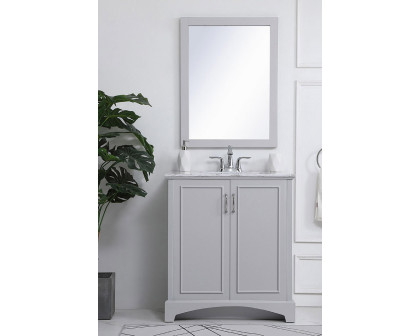 Elegant Bathroom Vanity - Gray, L 30" (VF90630GR)