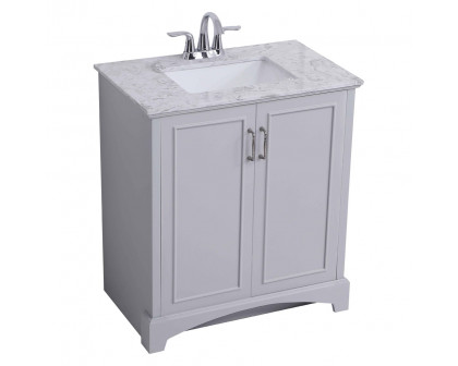 Elegant Bathroom Vanity - Gray, L 30" (VF90630GR)