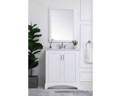 Elegant Bathroom Vanity - White, L 30" (VF90630WH)