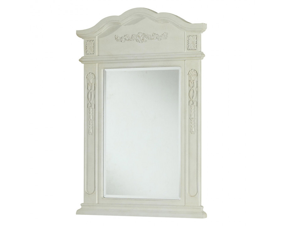 Elegant Wall Mirror - Antique White (VM-1006)