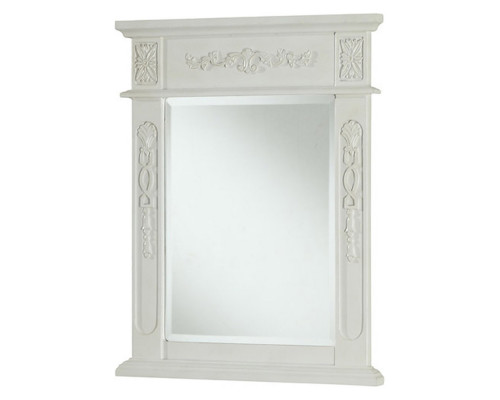 Elegant Wall Mirror - Antique White (VM-1010)