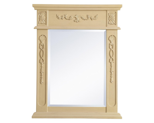 Elegant Wall Mirror - Light Antique Beige, L 22" (VM12228LT)