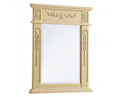 Elegant Wall Mirror - Light Antique Beige, L 22" (VM12228LT)