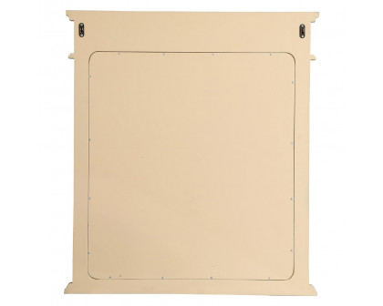 Elegant Wall Mirror - Antique Beige, L 32" (VM13236AB)